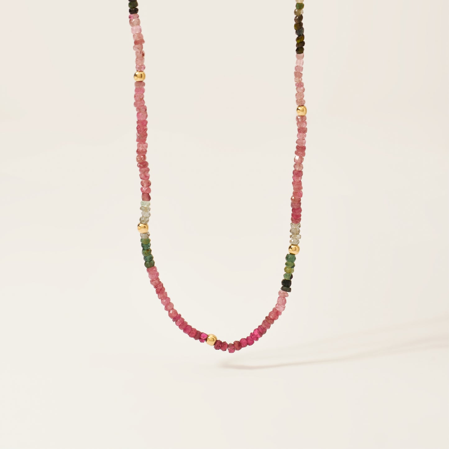 Collar turmalinas y Oro 18k