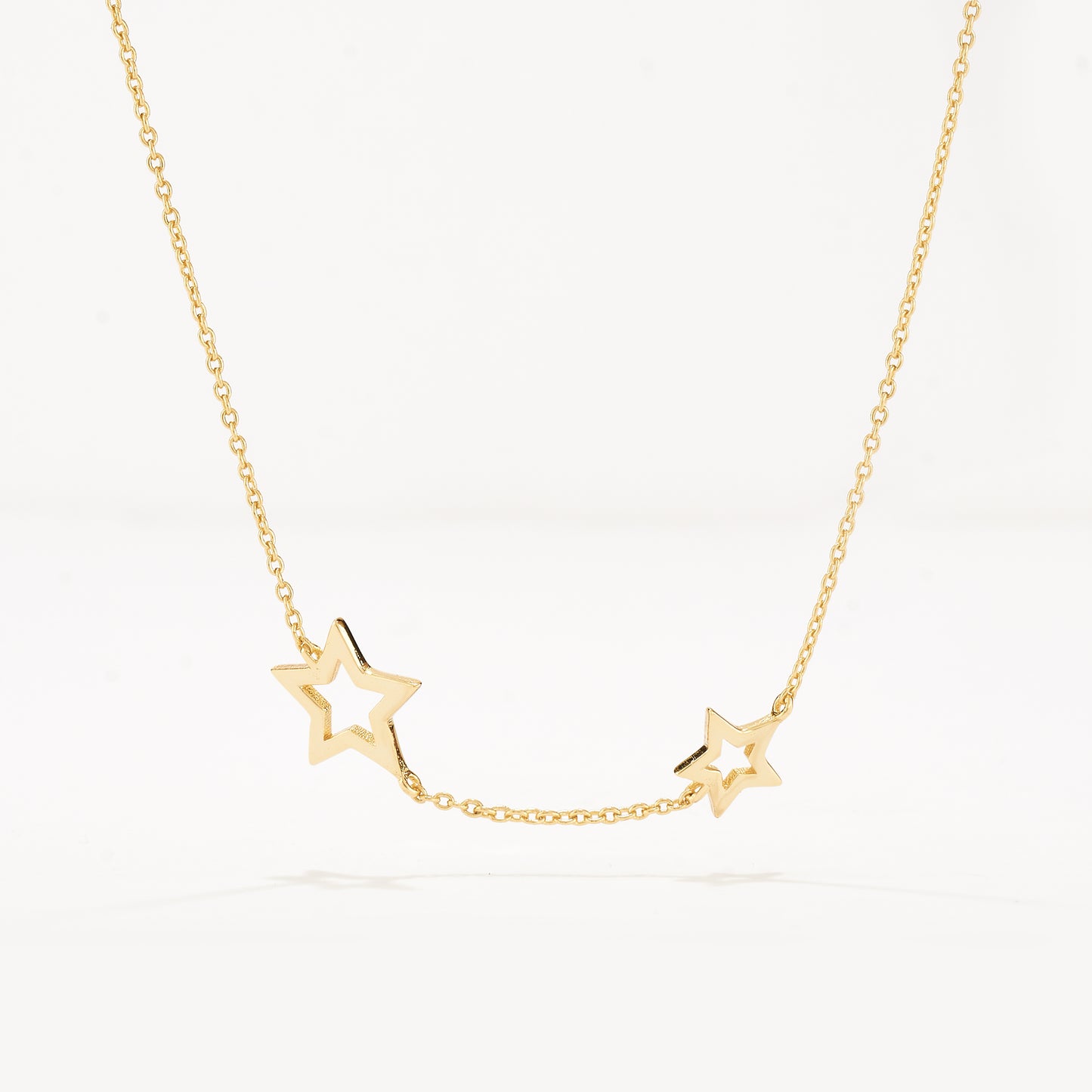Collar Doble Estrella Gold