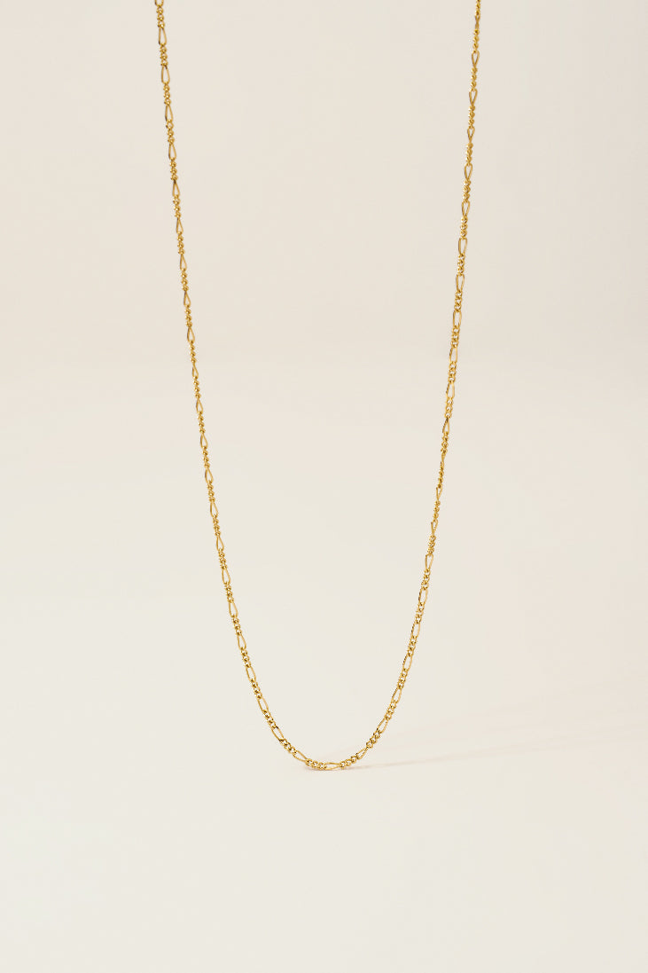Cadena figaro Oro 18k