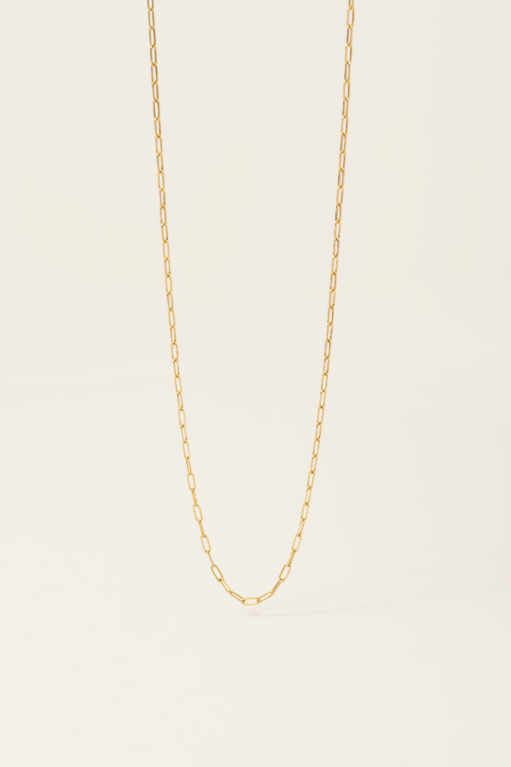 Collar clip delgado Oro 18k