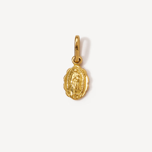 Dije Virgen de Guadalupe mini Oro 18k