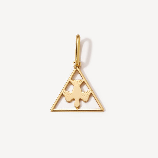 Dije Espíritu Santo calado Oro 18k