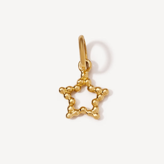 Dije Estrella Beads Oro 18k