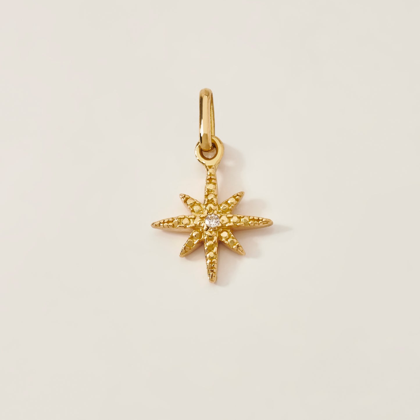 Dije Star Cristal Oro 18k