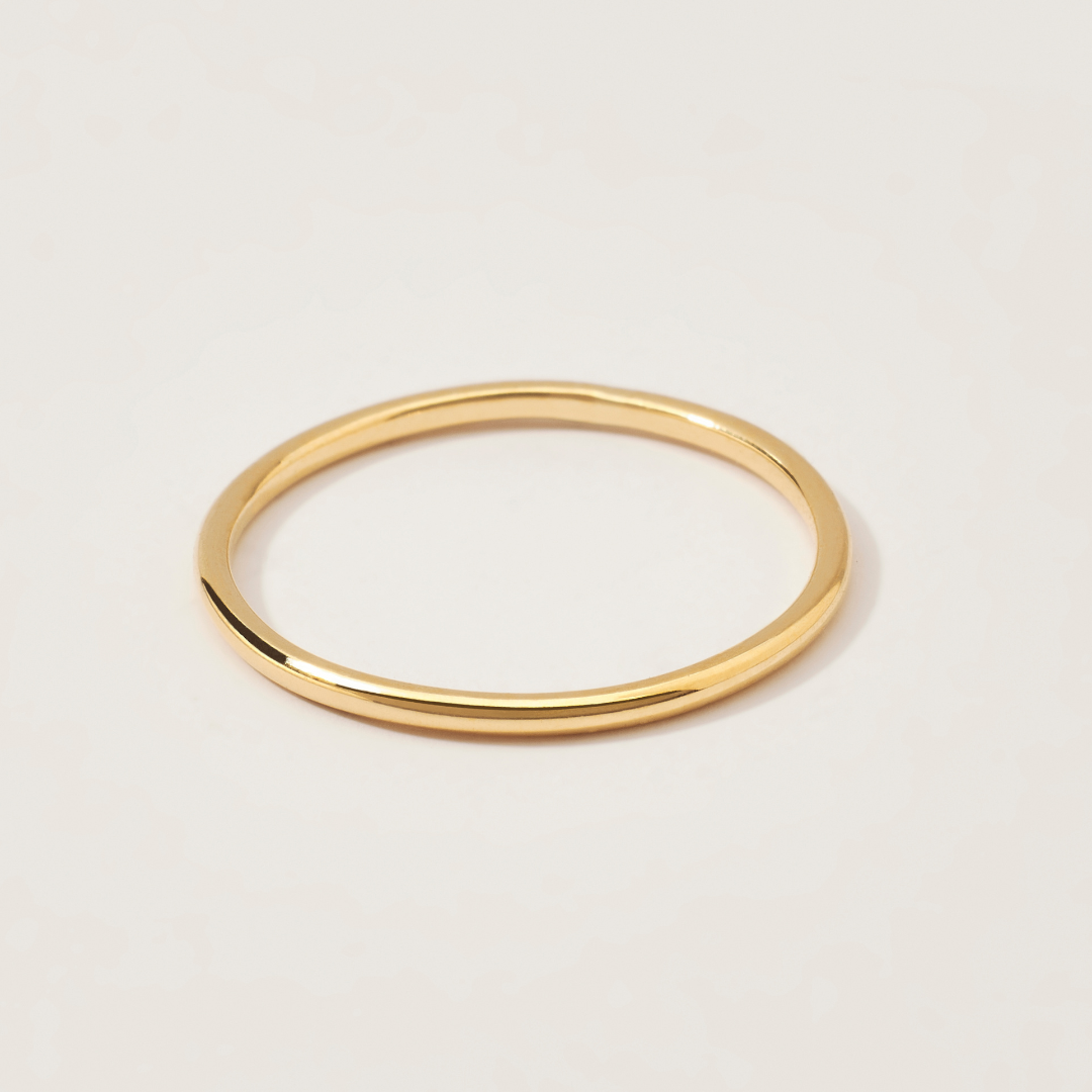 Anillo Liso Oro 18 kilates