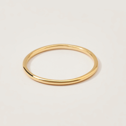 Anillo Liso Oro 18 kilates