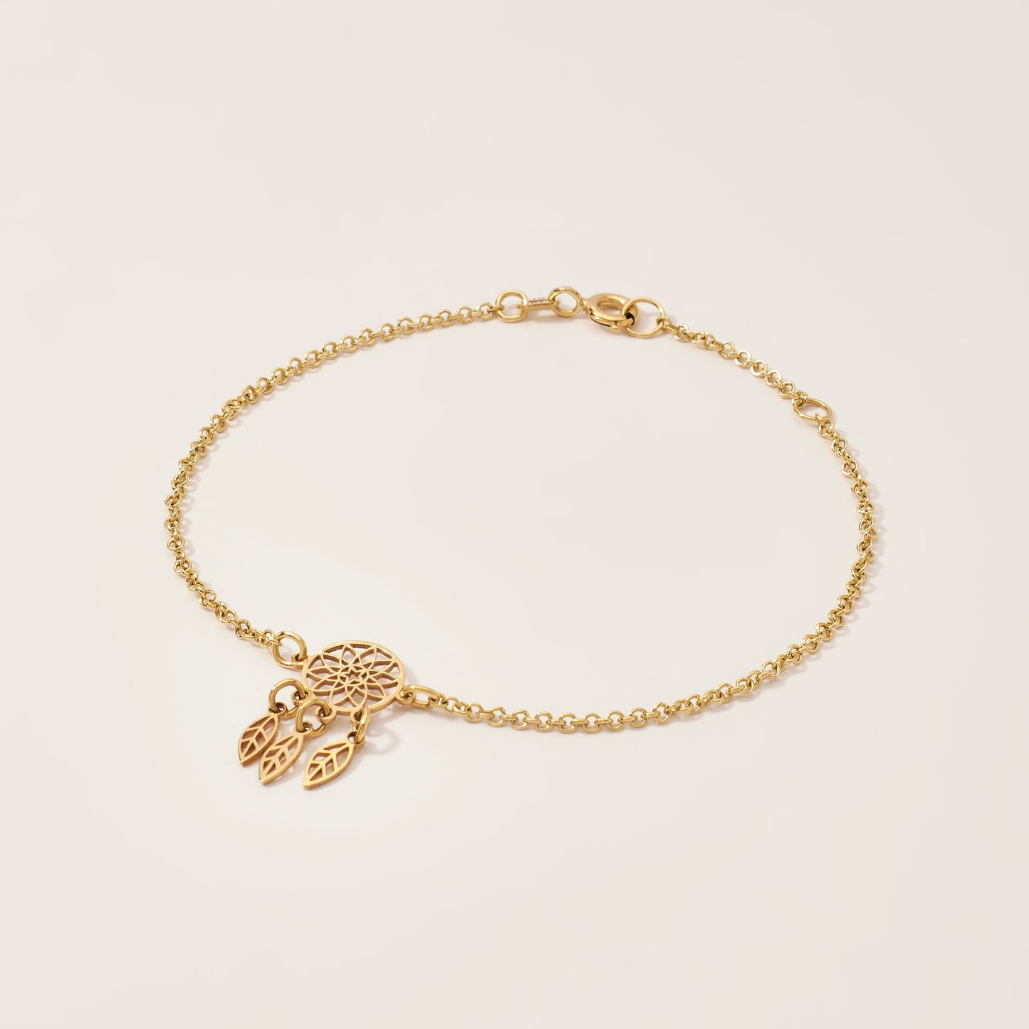 Pulsera Atrapasueños Oro 18k