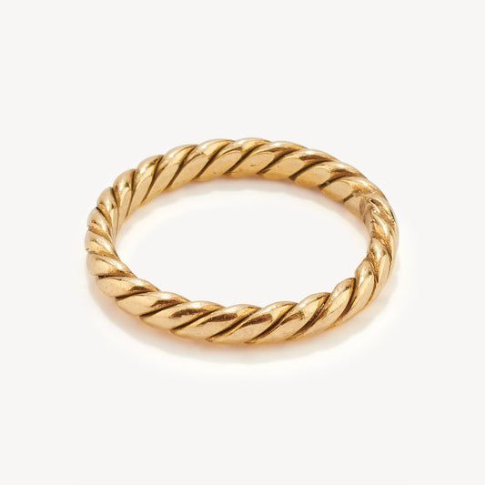 Anillo Entorchado Plano Gold