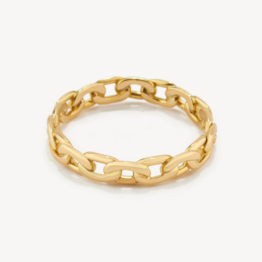 Anillo Chain Oro 18 kilates