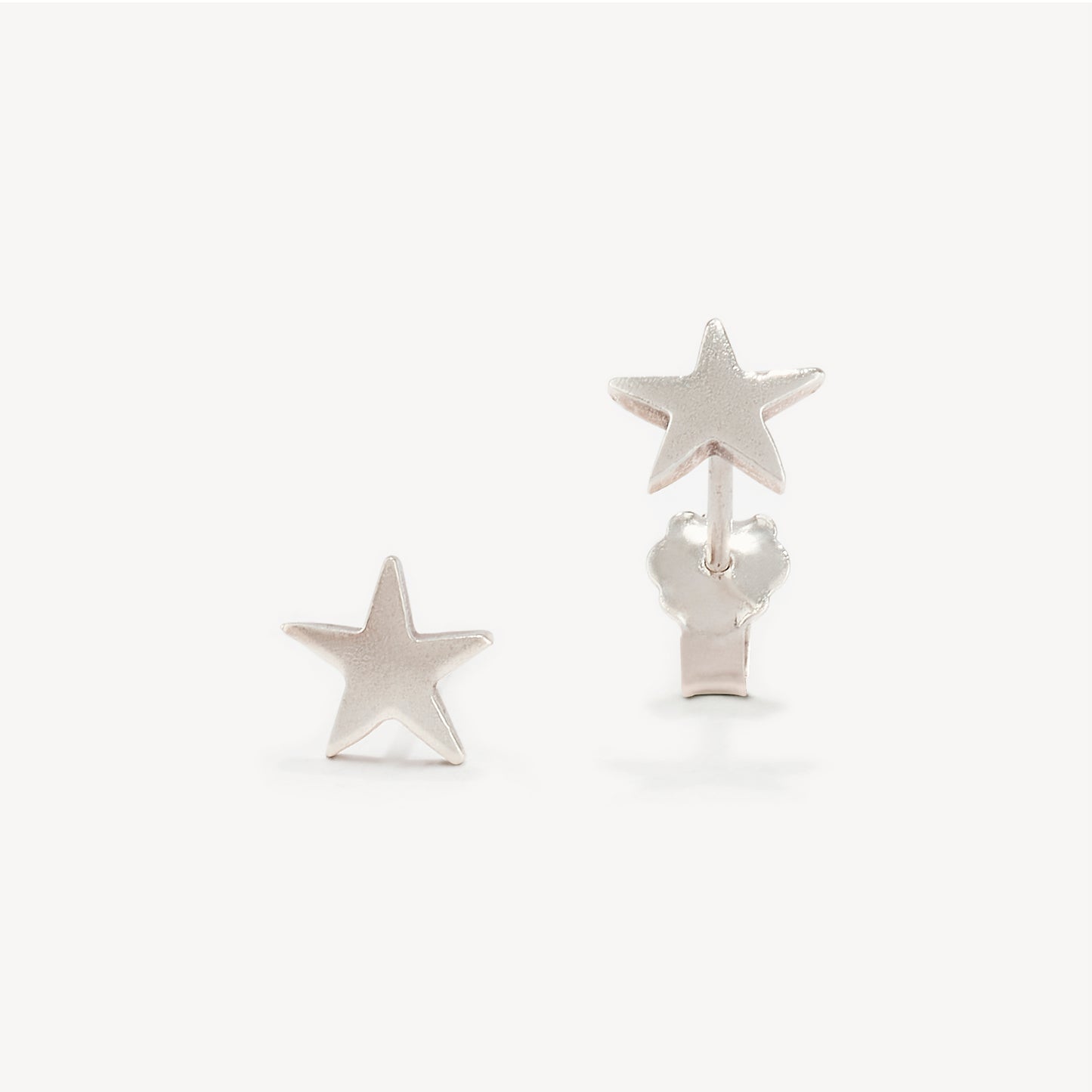 Aretes Estrella Mini Plata