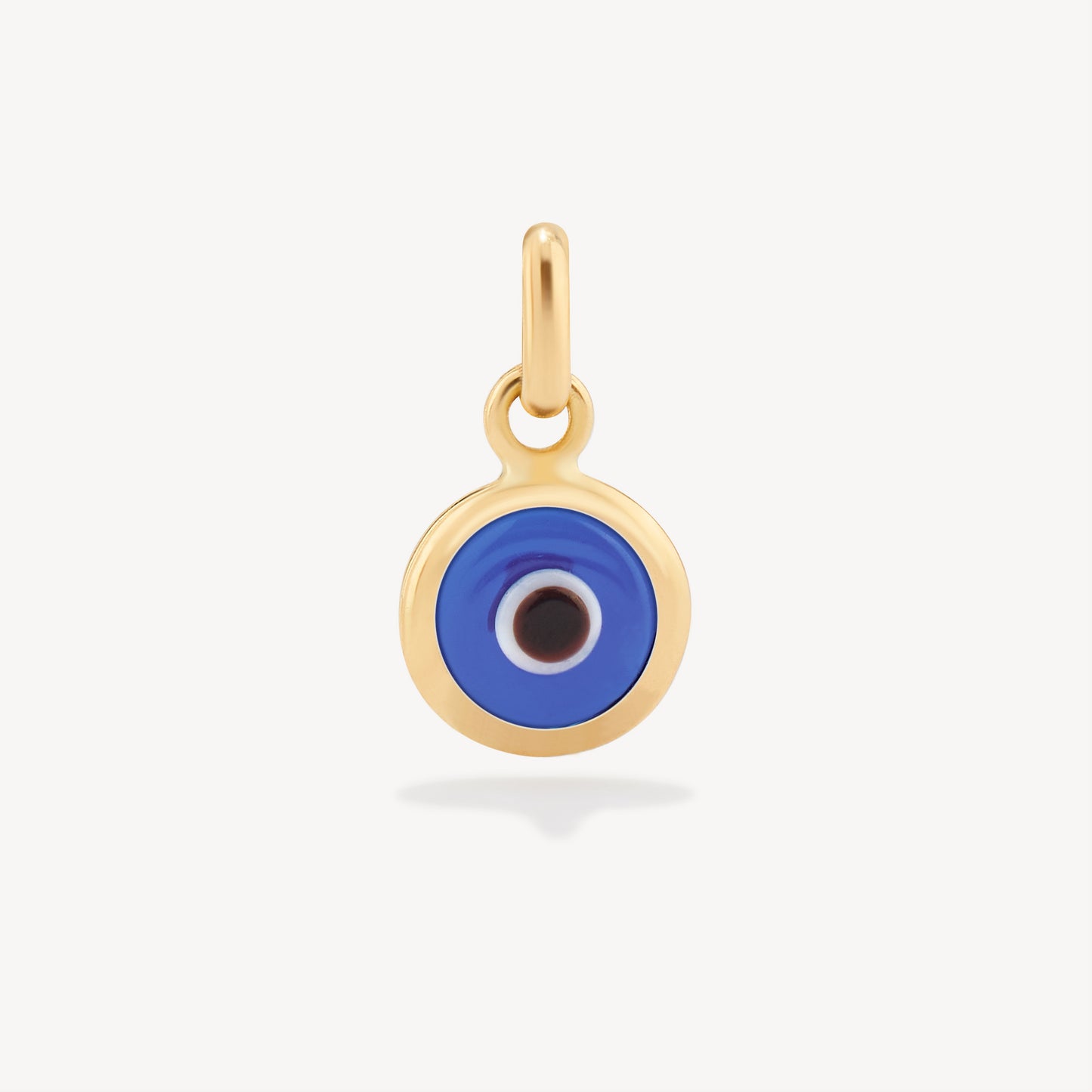 Dije Ojo Turco Azul Oro 18k