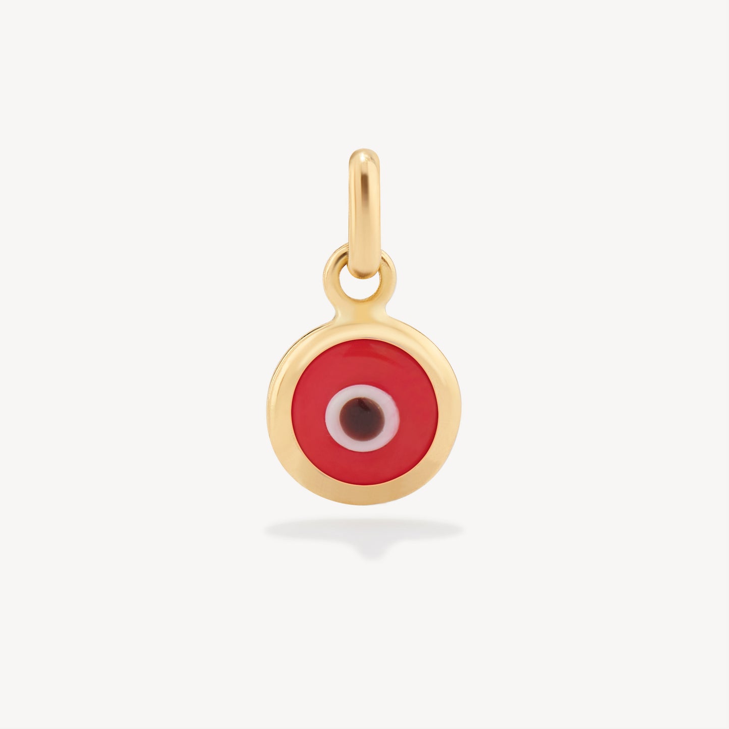 Dije Ojo Turco Rojo Oro 18k